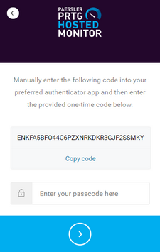 Manually Enter the QR Code Manually Enter the QR Code